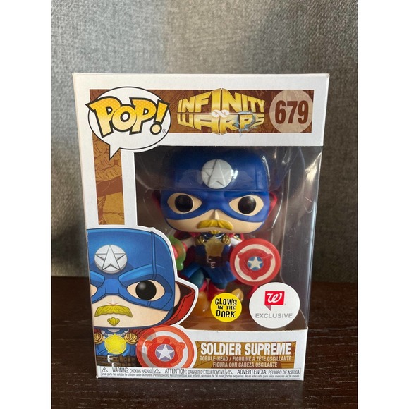 MARVEL #679 Infinity Warps - Soldier Supreme [Glow in the Dark] - Picture 1 of 6